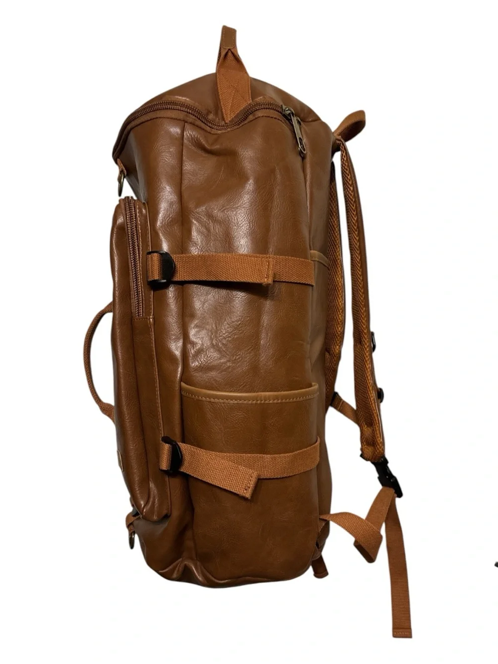 BAOSHA Brown Convertible Duffel Backpack Weekender Travel Bag 3 Way